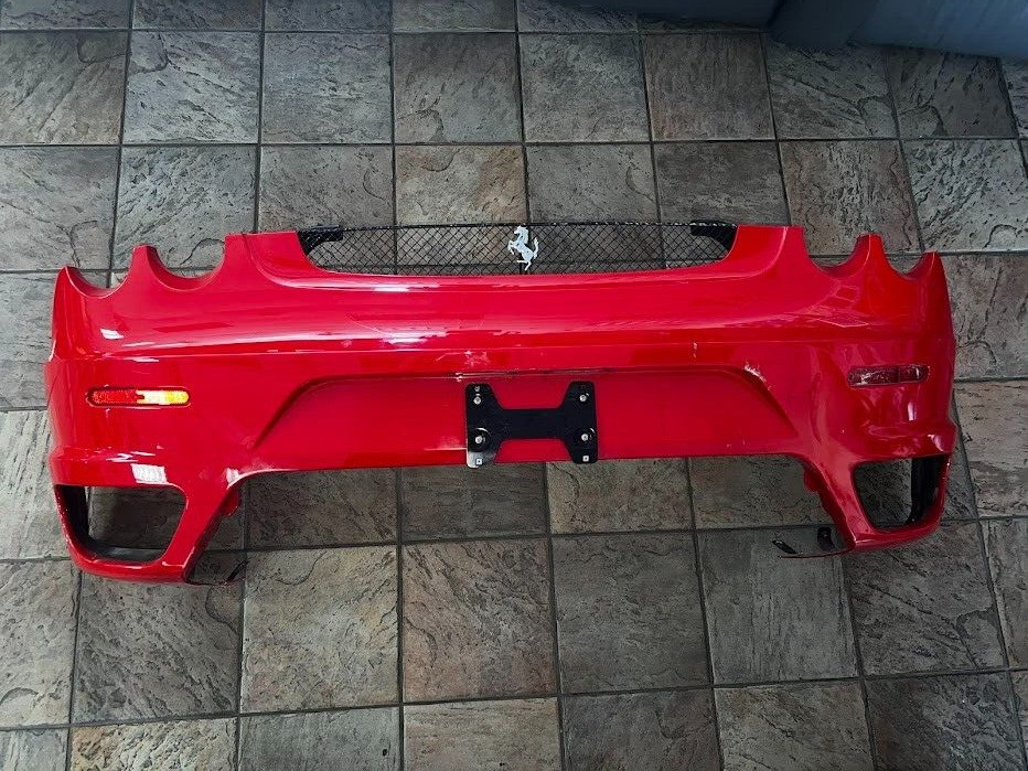 Ferrari F430 OEM Rear Upper Grill Grille 68099000 + Cavallino 60032109 +Brackets