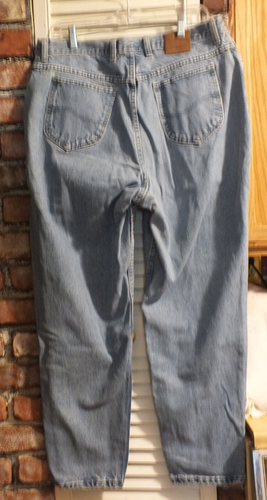 Pantalone uomo Lee casual jeans sbiadito blu chiaro antirughe vita 36" - Foto 6 di 6