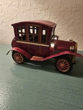 Vintage 1950's Rosko Tin Litho Battery-Op Car-Works