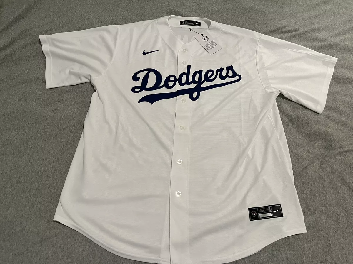 Nike MLB Los Angeles Dodgers White Jersey Justin Turner #10 Mens XL NWT