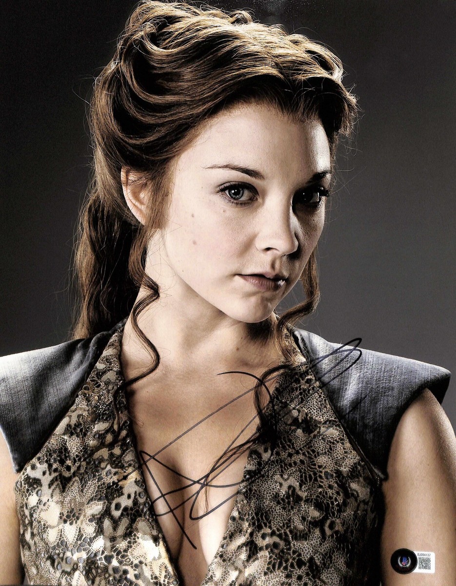 Natalie Dormer Margaery Tyrell Game of Thrones Signed 11x14
