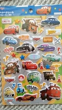 cars 3d stickers disney many cars cool daiso japan