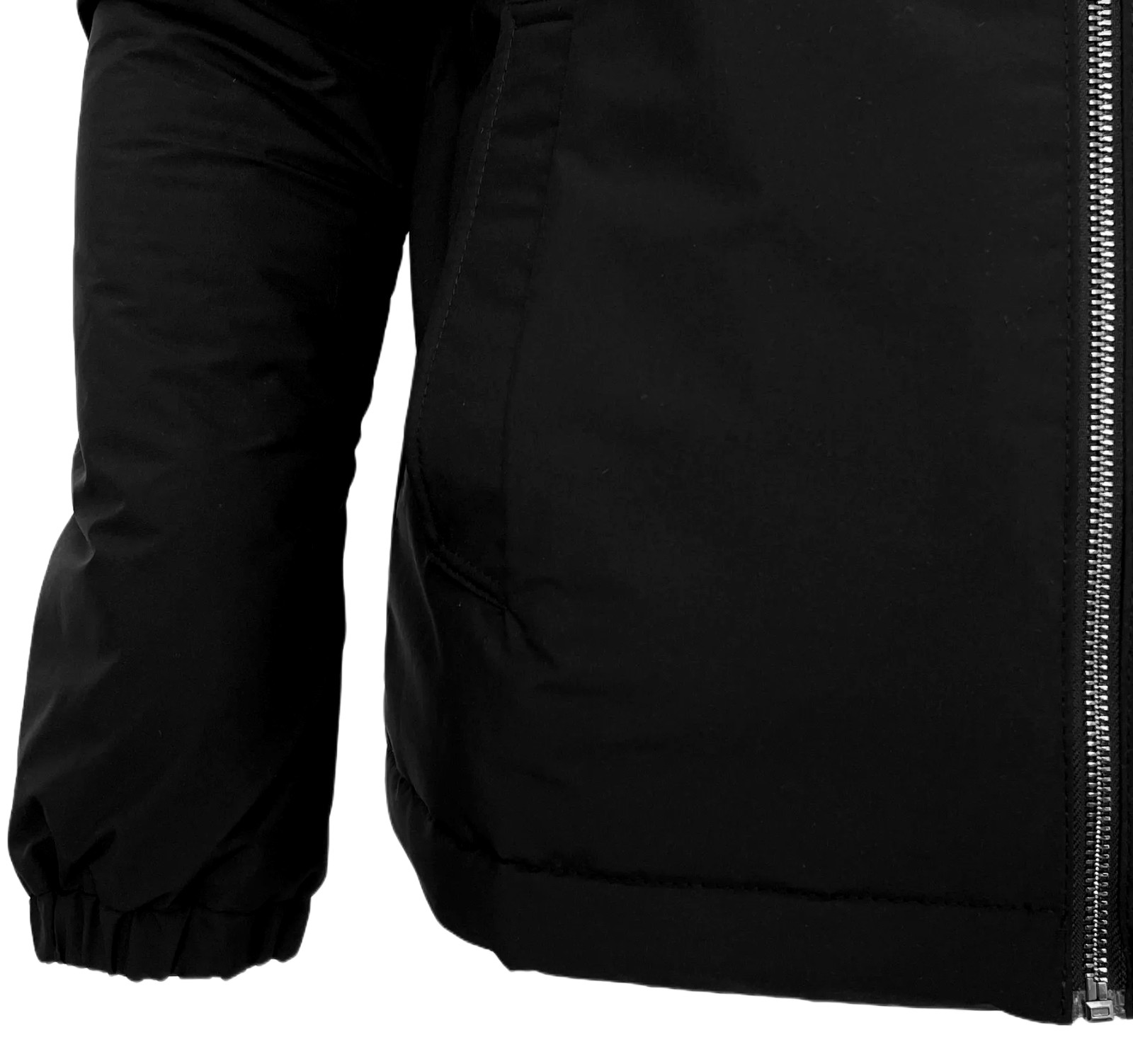 Armani Exchange Men's Black Jacket Lightweight Windstopper Waterproof A|X Logo image 9