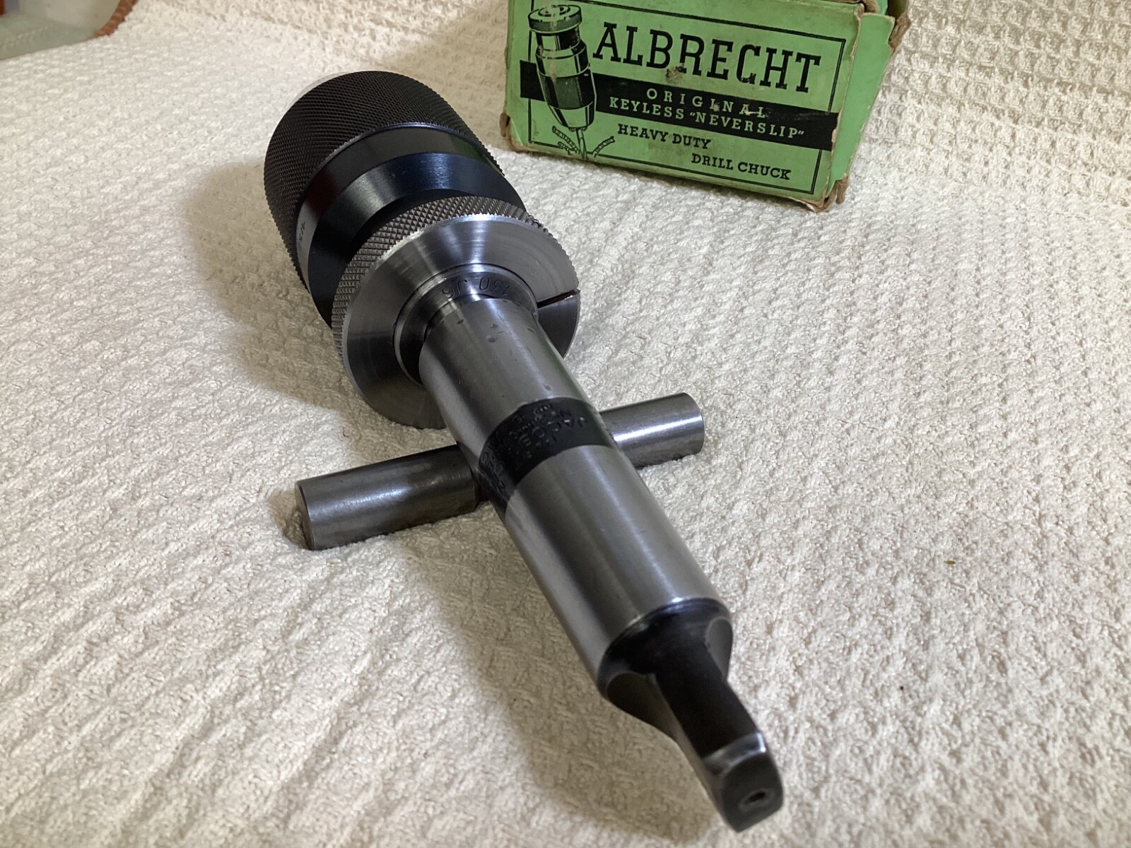 ALBRECHT KEYLESS DRILL CHUCK C130 1 MM - 13 MM FOR SOUTHBEND,BRIDGEPORT,LOGAN