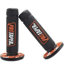 PRO TAPER KNOBS GRIP MOTORCYCLE CROSS ENDURO MINIBIKE SCOOTER BLACK-ARAN