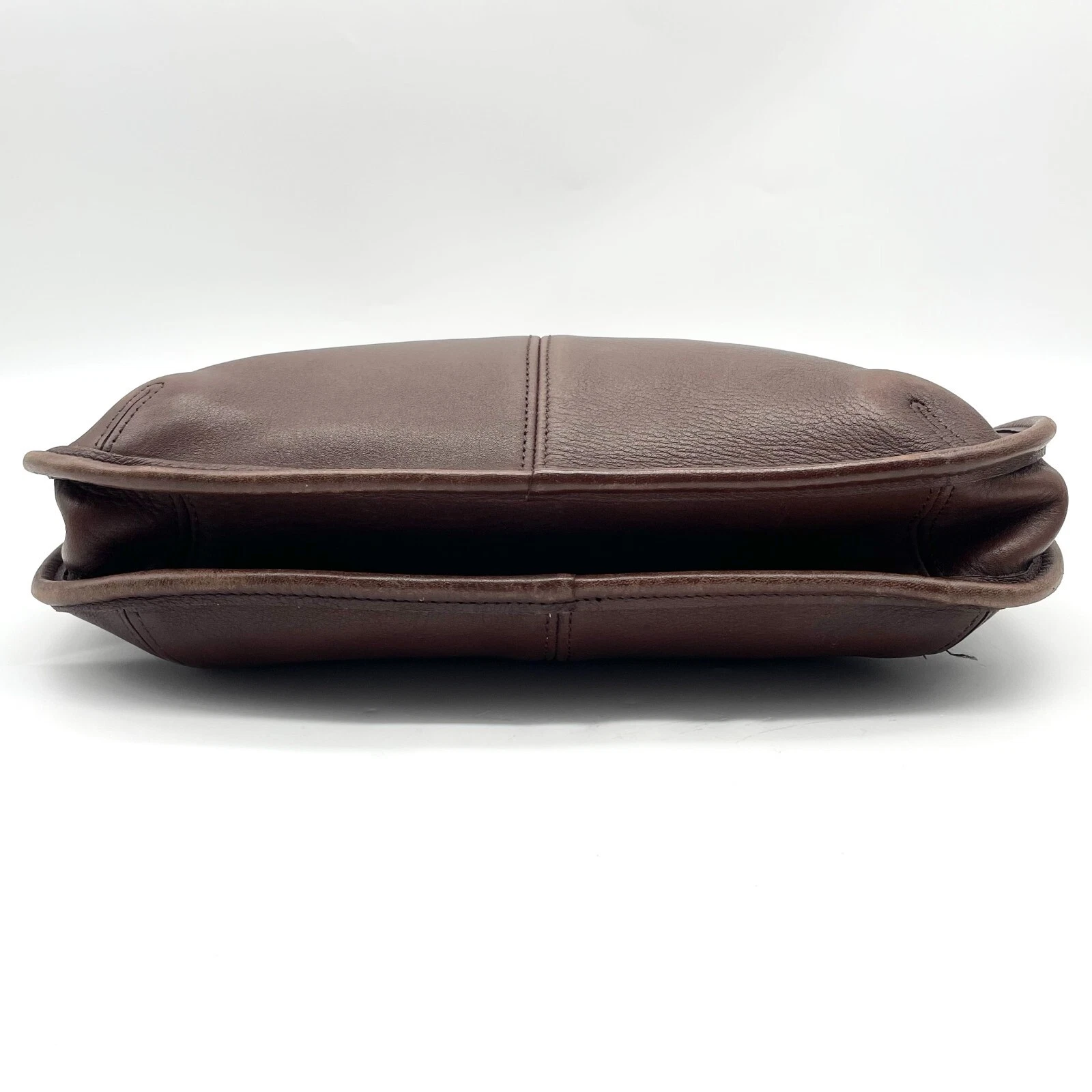 Borsa a tracolla Coach Ergo Zip Hobo #9025 marrone vintage pelle Y2K autentica