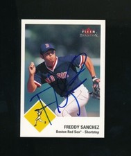 2003 Fleer Tradition Freddy Sanchez #325 signed auto autograph rc swsw6