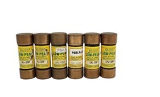 LOT OF 6 COOPER BUSSMANN LOW-PEAK FUSES LPJ-12SP, LPJ-10SP