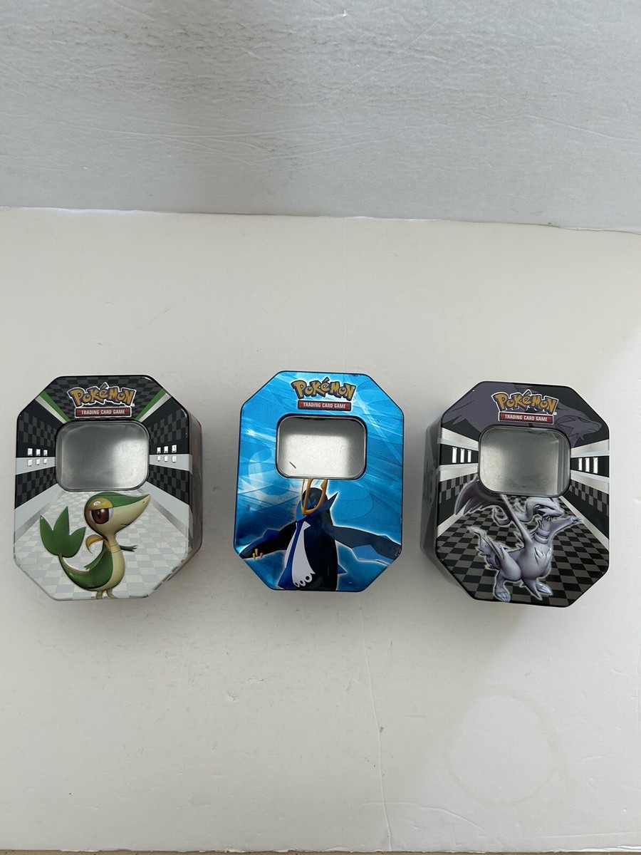 Pokemon Trading Card Game EMPTY Metal Container Boxes *Set of 3*