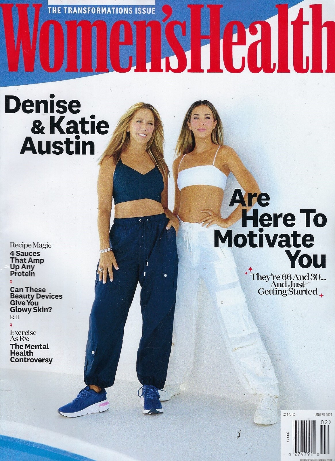 Women's Health February 2024 Denise & Katie Austin Sports365.gr