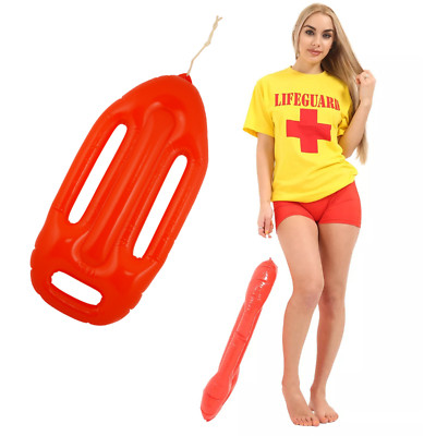 Aufblasbarer Rettungsring - 64 cm rot Blow-Up Pool Float nur für Spaß