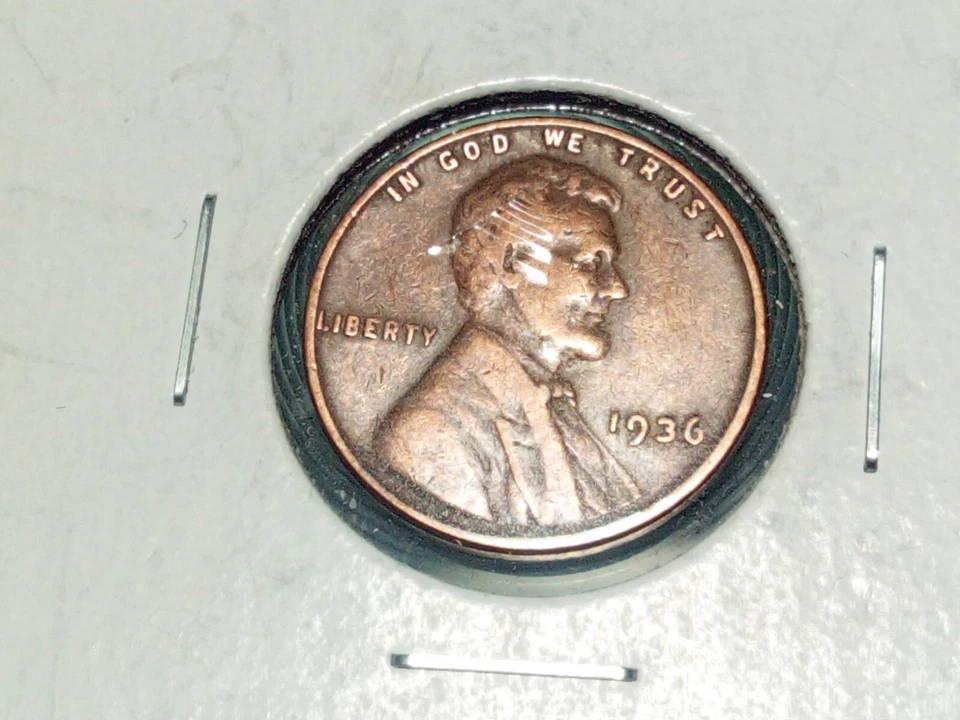1936 p Lincoln Wheat Ear One Cent - Image 4 of 4