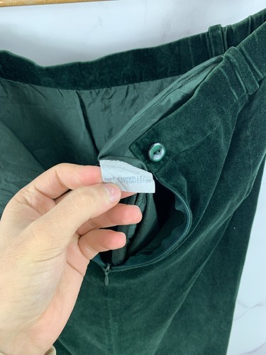 Vintage Givenchy En Plus Velour Skirt Size F46 US 12W - Picture 8 of 9