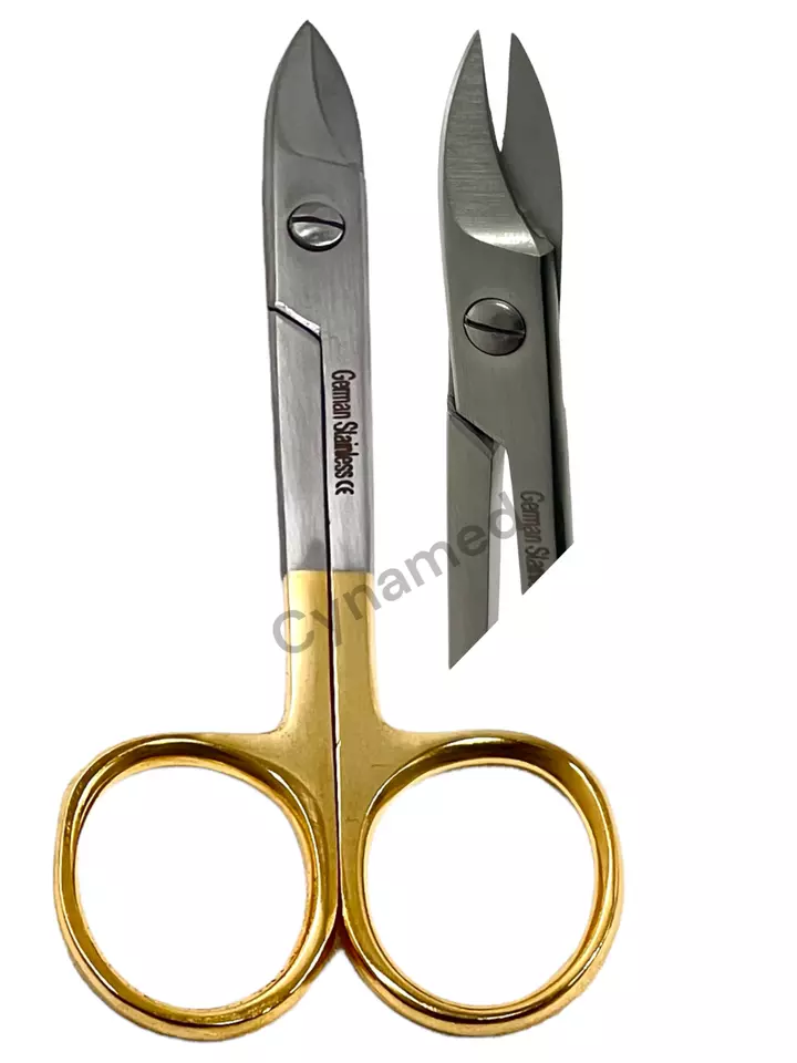 New Dental STR Crown Scissors 4.5" Wire Cutting Orthodontic Steel Instruments - Image 3 of 4
