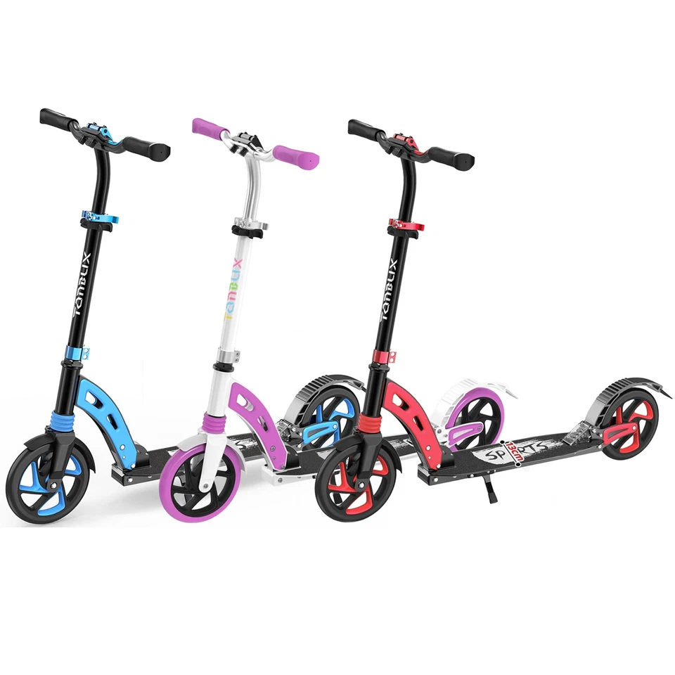Klappbarer Roller 6+ Jahren für Kinder Erwachsene Tretroller Cityroller Scooter - Bild 2 von 4