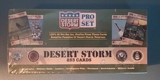 Vintage Desert Storm 253 Military Trading Cards Complete Set Unopened USA - IRAQ
