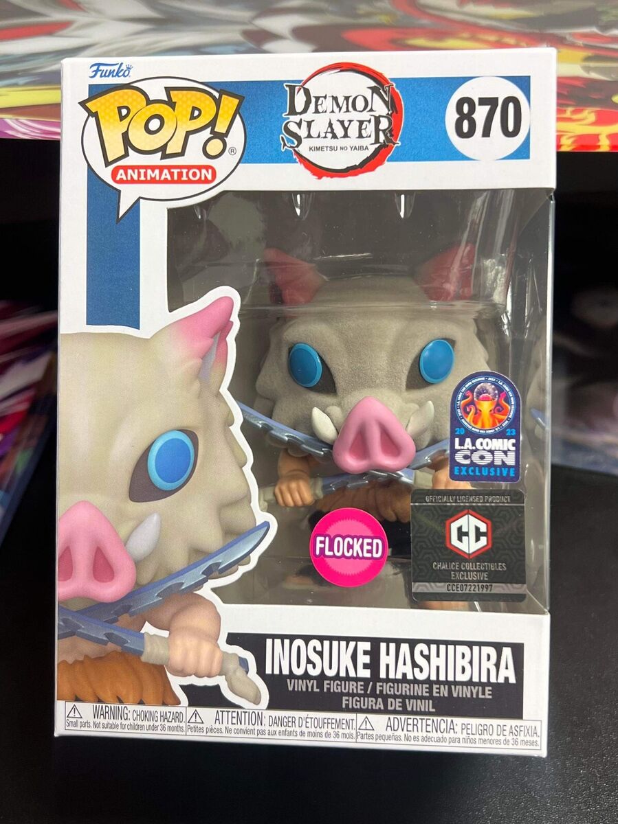FUNKO POP! INOSUKE HASHIBIRA DEMON SLAYER #870 LACC COMIC CON