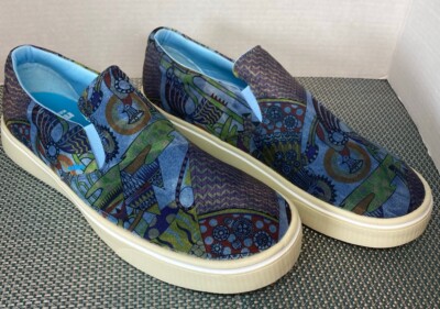 Native Mens Slip On Miles Denim Size 13 Multicolor