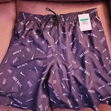 NWT Men's Nike 9" Swim Trunks Size XL NESSB590-001
