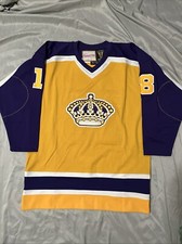 los angeles kings hockey jersey authentic XL 48 1981-82 taylor mitchell ness NHL