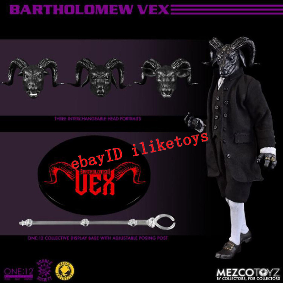 Mezco Toyz Bartholomew Vex Cthulhu Goat Ver. 1/12 Scale Action