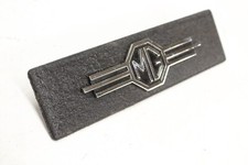 Mg Mgb Mgbgt Mgc Mga Radio Blanking Plate Logo Emblem Original Chrome