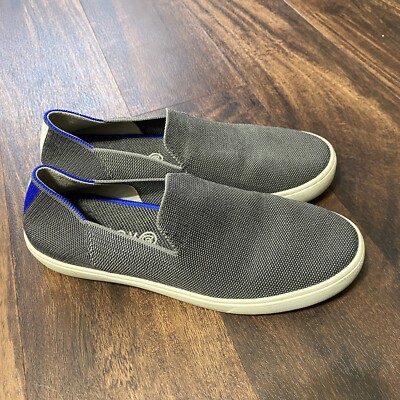 Rothy\'s The Original City Slip On Sneaker Anchor Grey Knit Casual Shoe s-l400.jpg main image 3