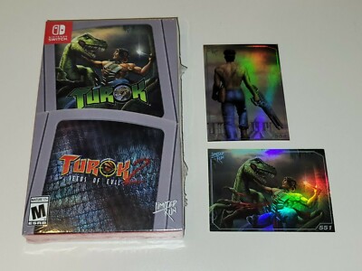 Turok 1 & 2 Double Pack cards included