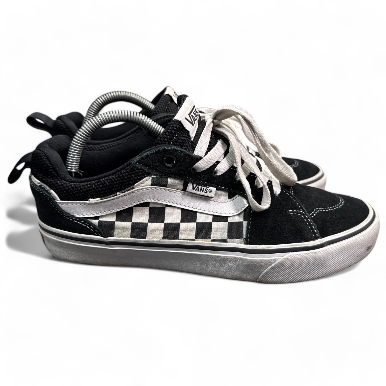 VANS SK8 Black White Classic Checkered Low SB Skate Shoes Mens Size 8.5