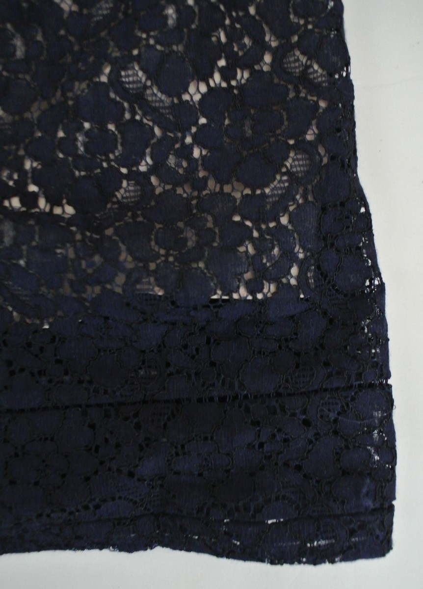 JOIE Solandra Lace dress NWT $318 sz 2 navy blue | eBay