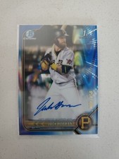 Jack Herman 2022 Bowman Chrome 1st Blue Lava Refractor Auto #088/150 CPA-JH