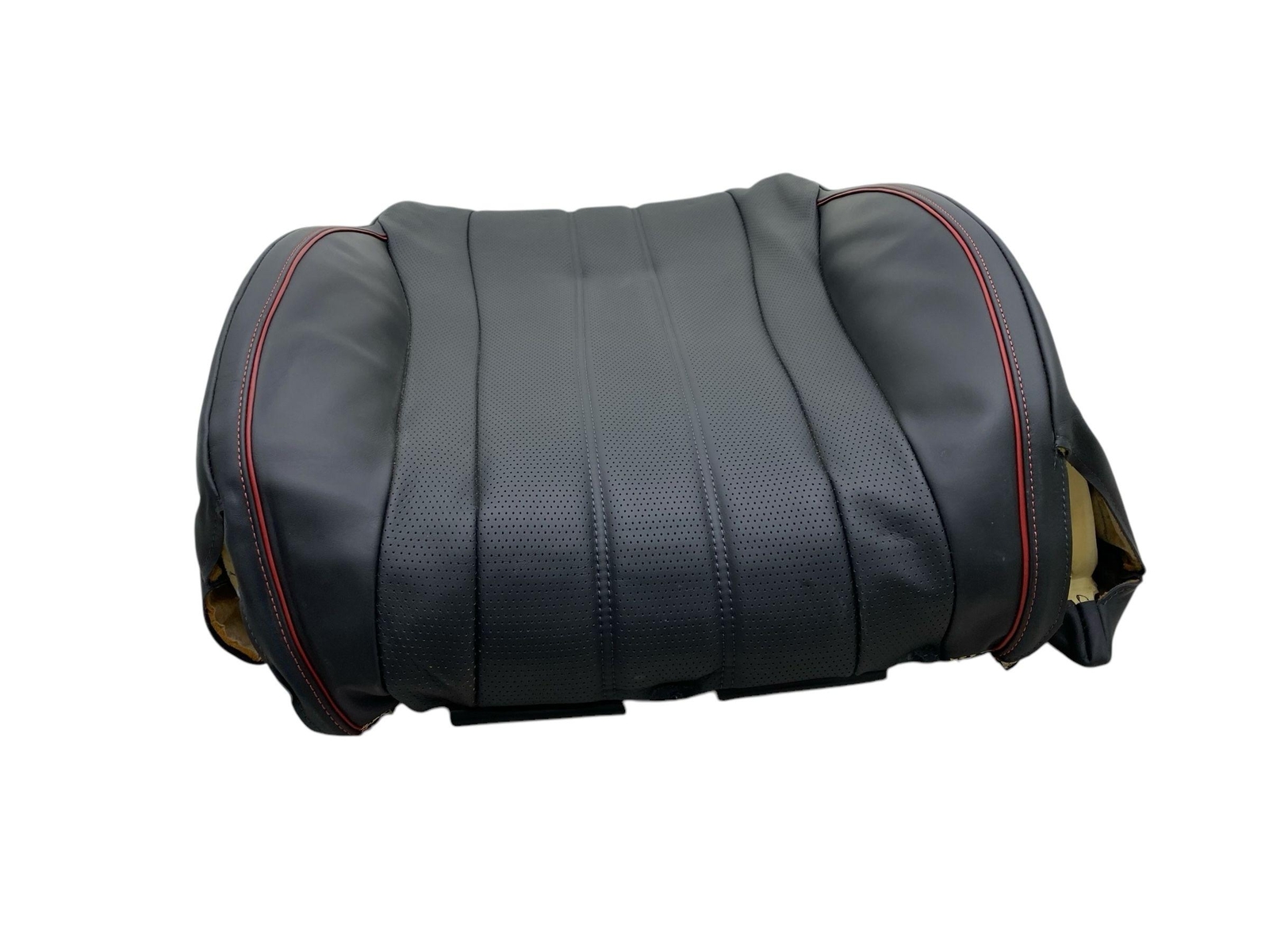2013-2019 BENTLEY FLYING SPUR DRIVER LEFT FRONT UPPER SEAT CUSHION BLACK/RED