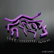 9x Silicone Radiator Hose Purple Fit For Honda Civic D15 D16 SOHC EG/EK 1992-00
