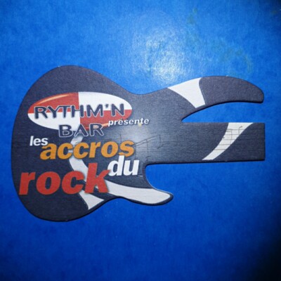 Sous bock rhythm'n bar presents rock addicts Kronenburg guitar