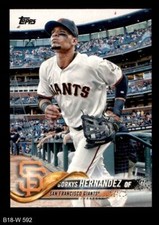 2018 Topps #592 Gorkys Hernandez Giants 8 - NM/MT