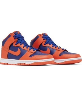 Nike Dunk Hi Retro Orange and Royal Blue Size 11 Nike | Shoes | Nike Dunk Hi Retro Orange And Royal Blue Size  main image 4