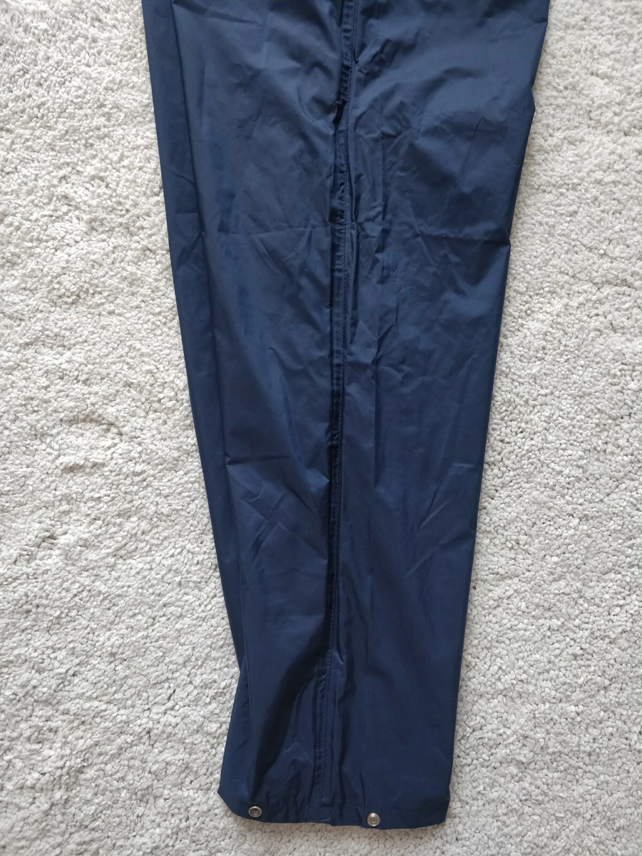 Puma 90's Vintage Mens Track Pants Warm Nylon Trousers Training Navy Blue