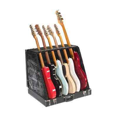 Stagg GDC-6 Universal Gitarrenständer Koffer für 6 elektrische oder 3 Akustikgitarren