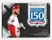 2019 Topps 150th Anniversary Manufactured Patches Bryce Harper