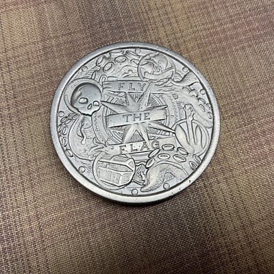 Peter McKinnon Pete's Pirate Life V3 Fly the Flag Titanium EDC Coin