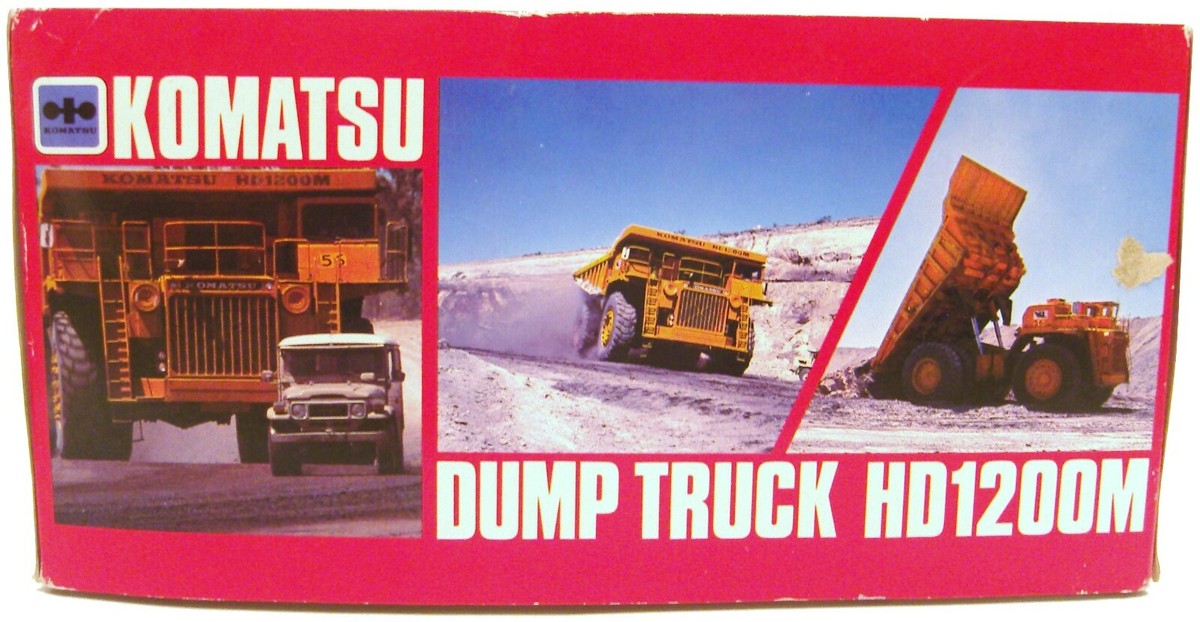 1:50 Scale Diapet T-5 Komatsu HD1200M Off-Highway Dump Truck