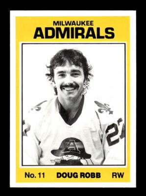 1981-82 TCMA Milwaukee Admirals (IHL) #12 Doug Robb