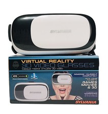 SYLVANIA Virtual Reality 3D Video Glasses MODEL SPVR100-B