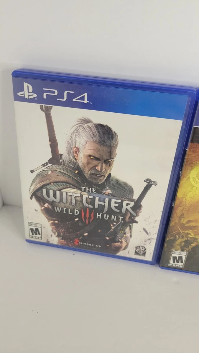 Ps4 Games Lot 3 The Witcher 3 Kingdom Come Wolfenstein 2