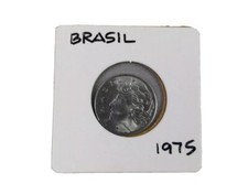 1975 Brazil 5 Centavos Stainless Ungraded