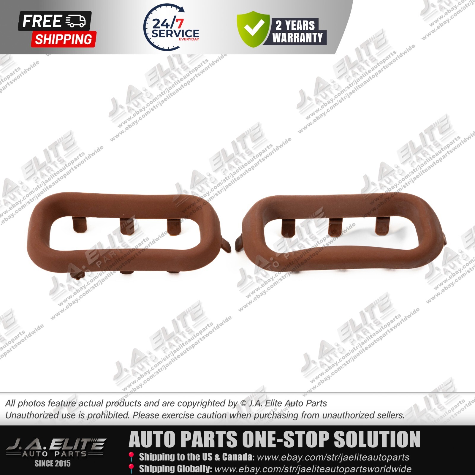 2pcs Genuine Dashboard Panel Gaskets for Maserati Quattroporte(2013+) 673002029
