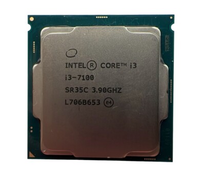 Intel Core i3-7100 3.90 GHz Duo-Core CPU Processor SR35C FCLGA1151 Socket