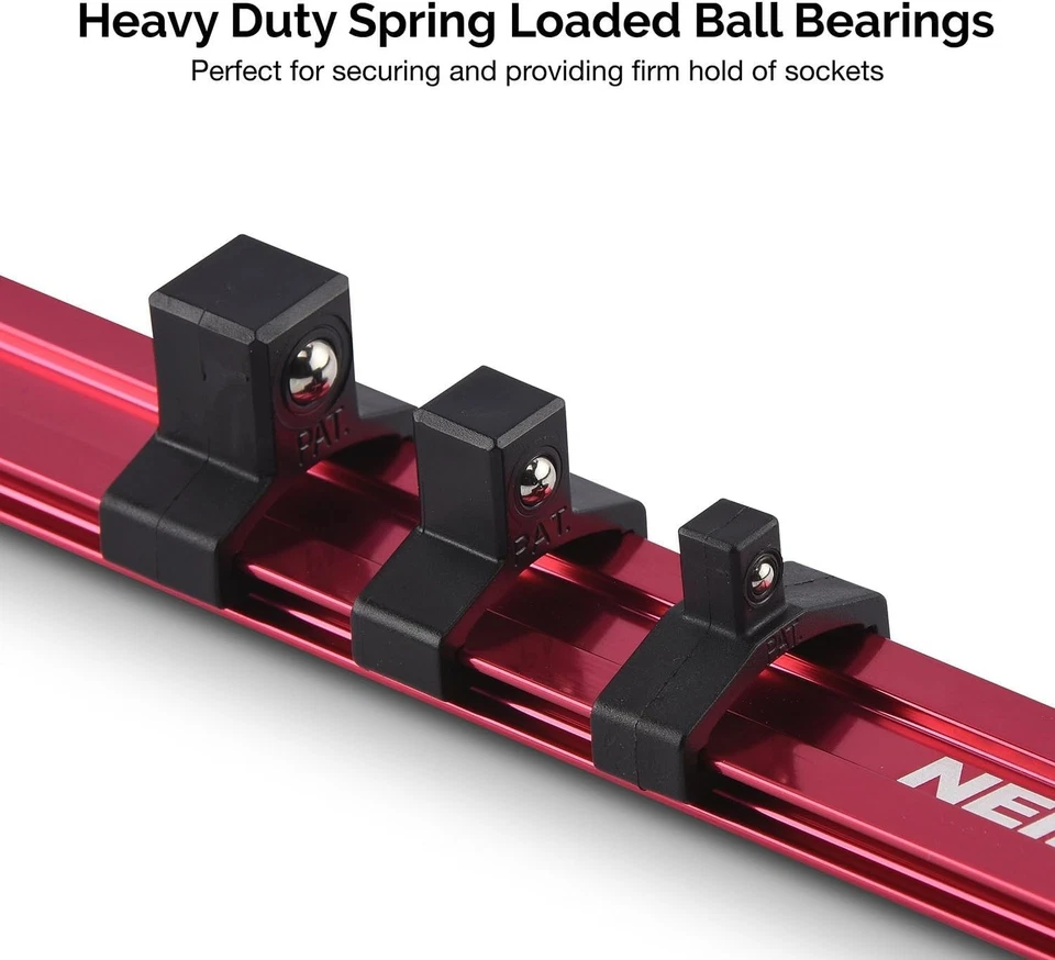 NEIKO 02454A Juego de Soporte y Organizador de Enchufes de Aluminio con Ligero y Foto 4 de 4