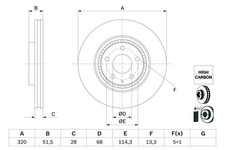 Mazda 6 Cx9 Cx5 Bremsscheibe Tk78 33 251a Tk78 33 251b