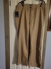 GAP Women's Easy Twill Pants, Cream / Tan Msrp  89.99 Relaxed Fit Size XL NWT